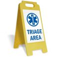 Triage Area Floor Sign