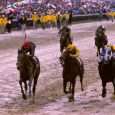 Personal Ensign (far left) runs down Kentucky Derby champ Winning Colors to cap an undefeated career.
